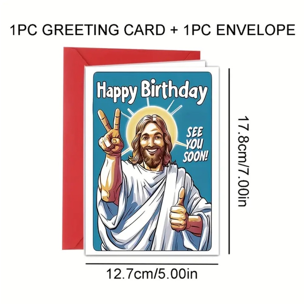 LAST SET 2 Pack Funny Greeting Card & Envelope NIP - Picture 3 of 3